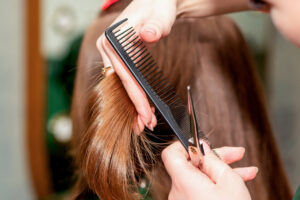 Trim your hair to keep it healthy