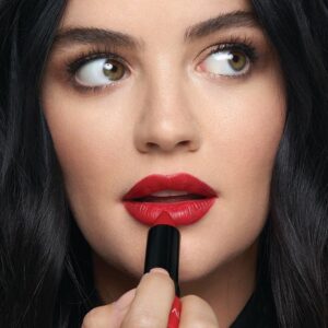 Lucy Hale red lips